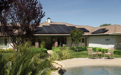 solary słoneczne na dachu